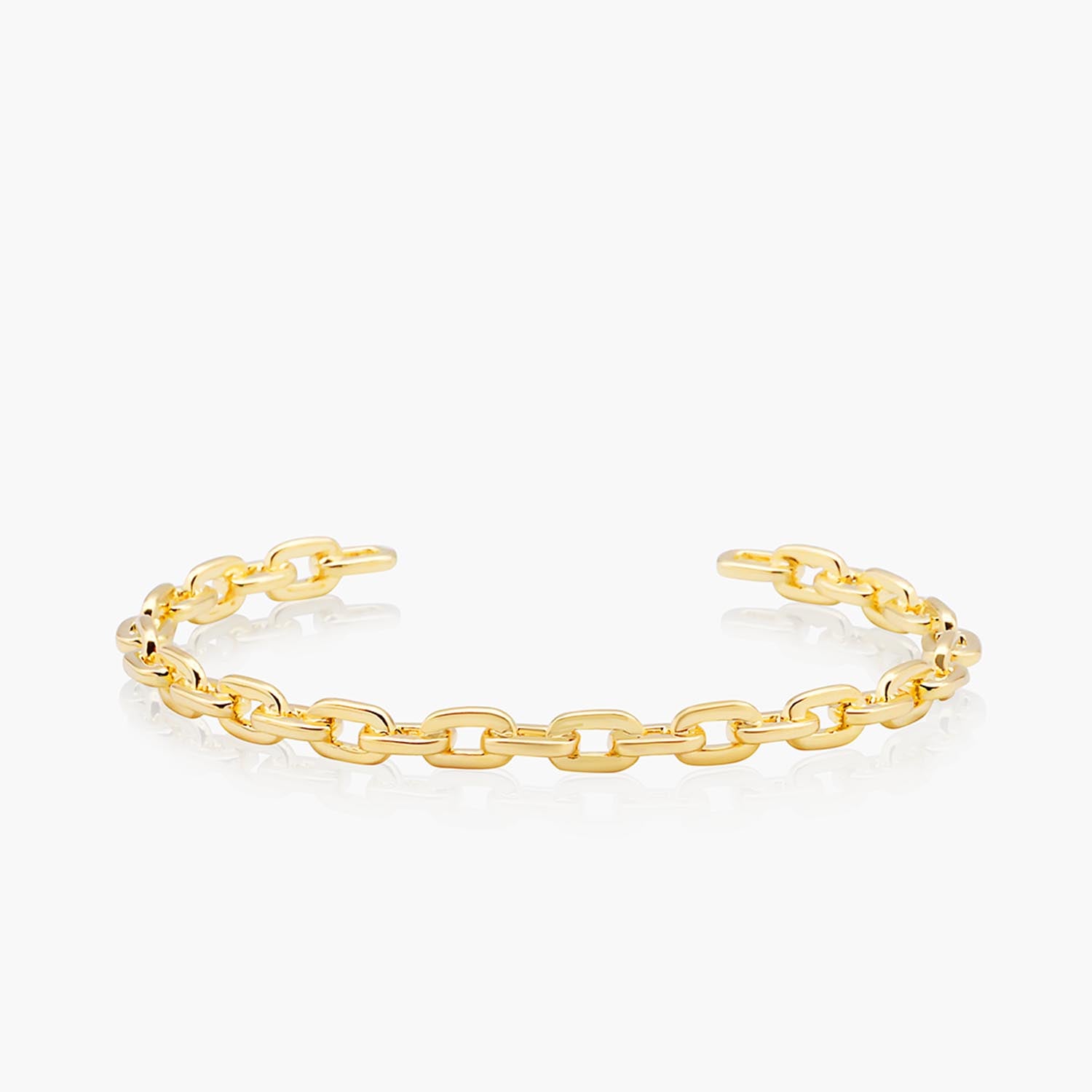 Legend Men's Gold Cuff Bracelet - Oak & Luna