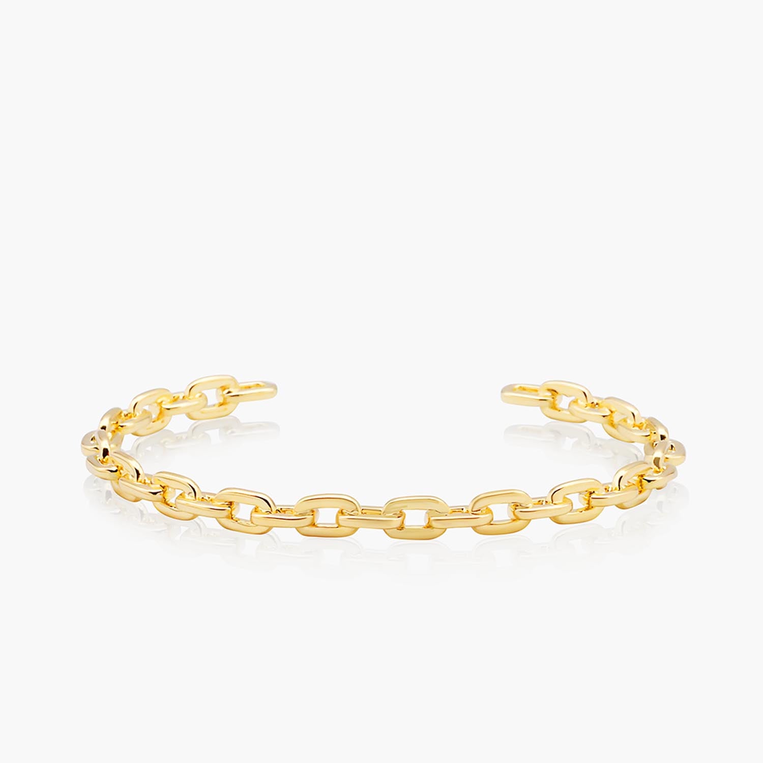 Playa Luna Jewelry Gold Link Cuff Bracelet Mabel
