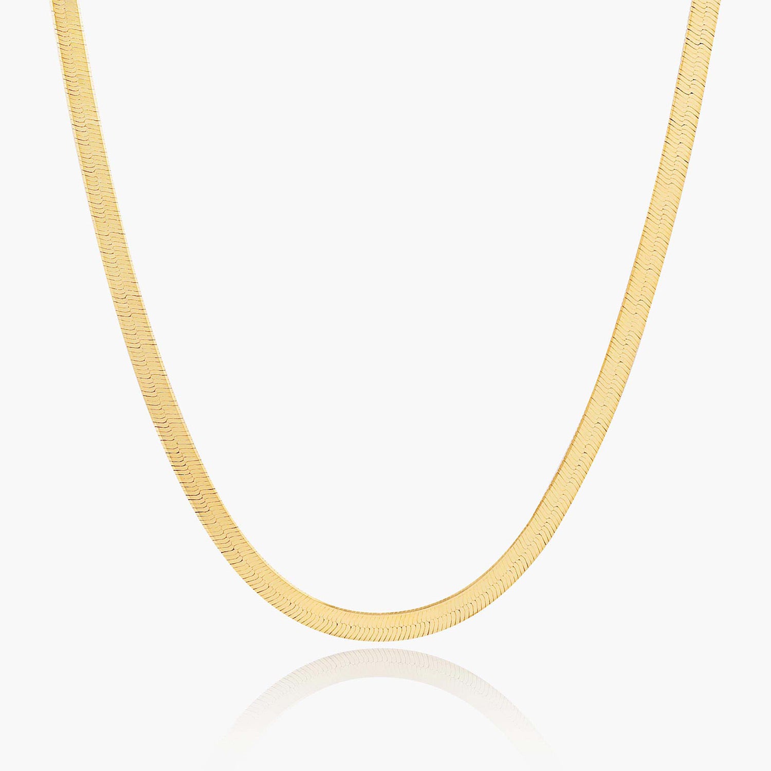 Playa Luna Jewelry Gold Herringbone Chain Elena