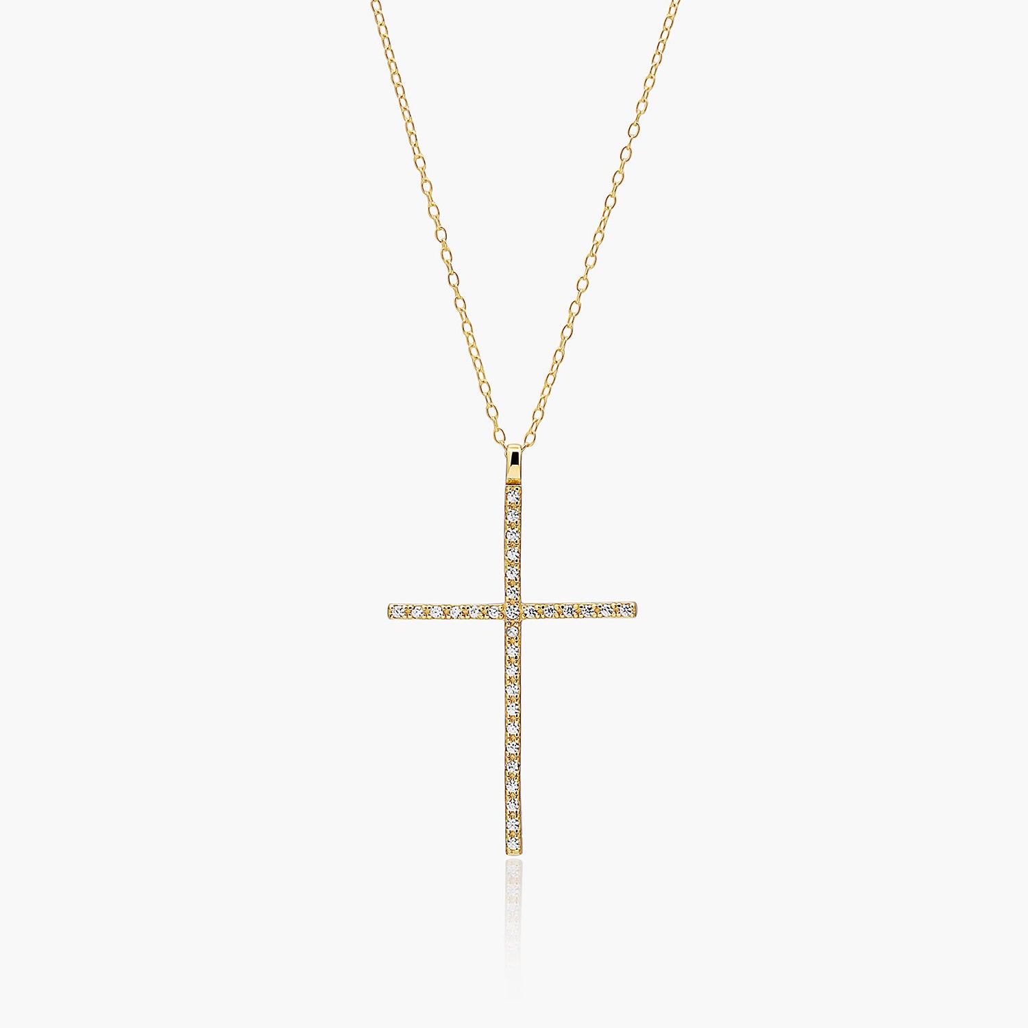 Playa Luna Jewelry Gold Cross Necklace Sarah