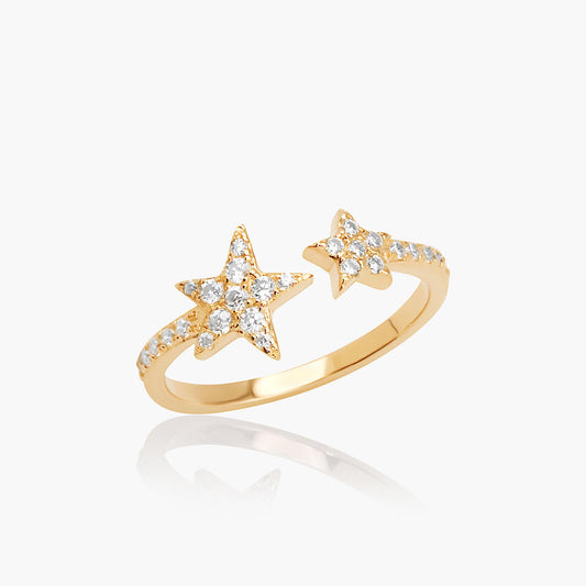 Playa Luna Jewelry Gold Stars Ring Stella