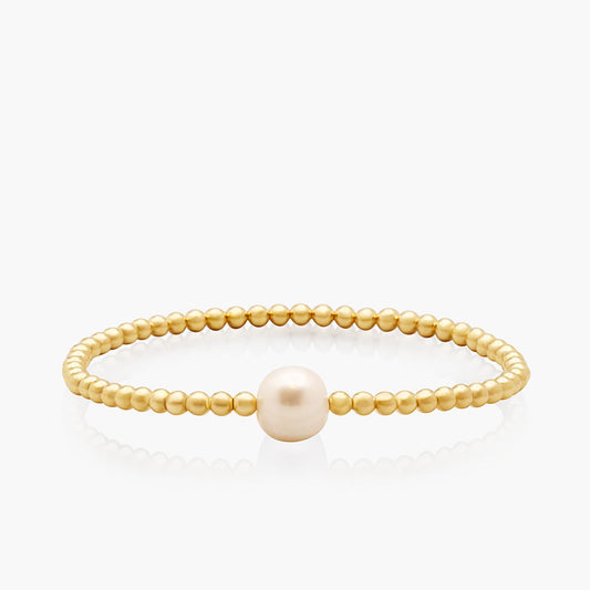 Playa Luna Jewelry Gold Filled Pearl Bead Bracelet Chelsea