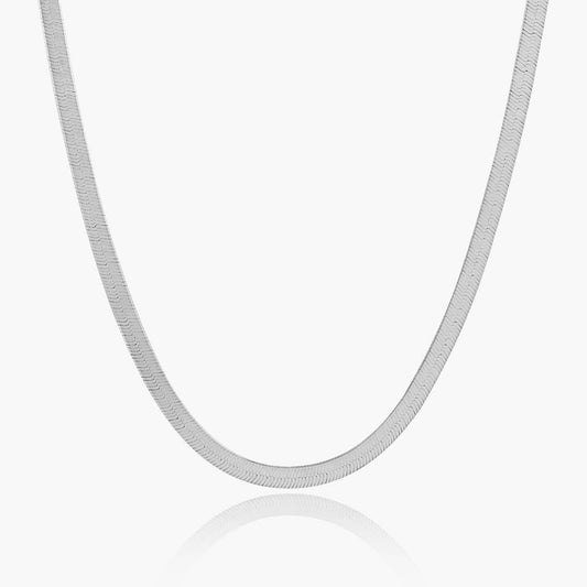 Playa Luna Jewelry Sterling Silver Herringbone Chain Hannah
