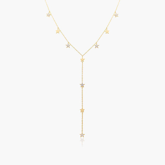 Playa Luna Jewelry Long Gold Star Necklace Chole