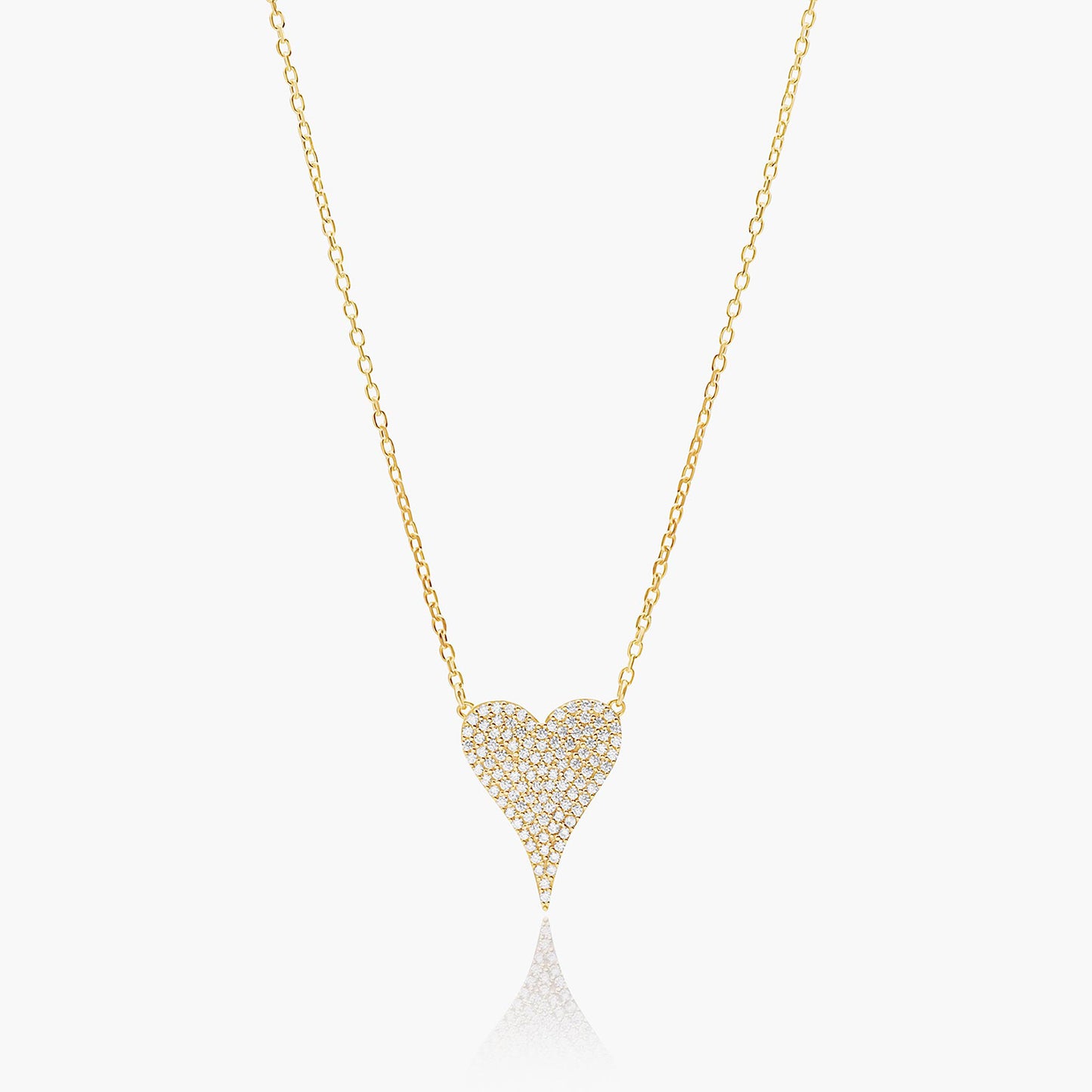 Playa Luna Jewelry Gold Heart Necklace Phoebe