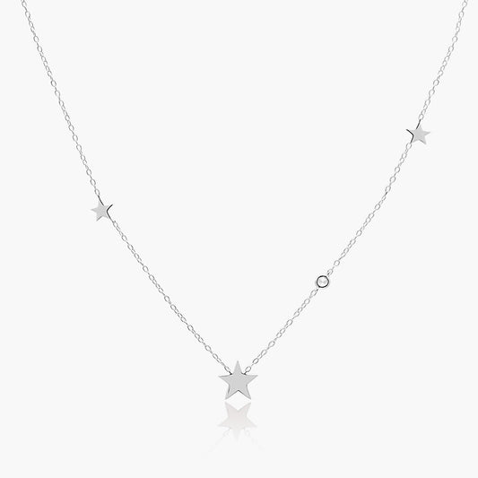 Playa Luna Jewelry Sterling Silver Star Necklace Emma