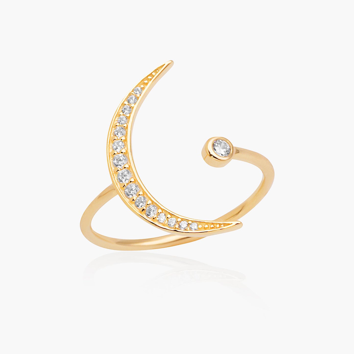 Playa Luna Jewelry Gold Moon Ring Skye