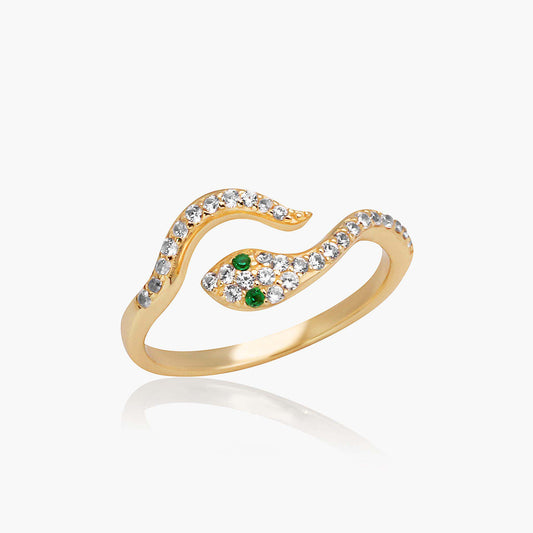 Playa Luna Jewelry Gold Snake Ring Faye