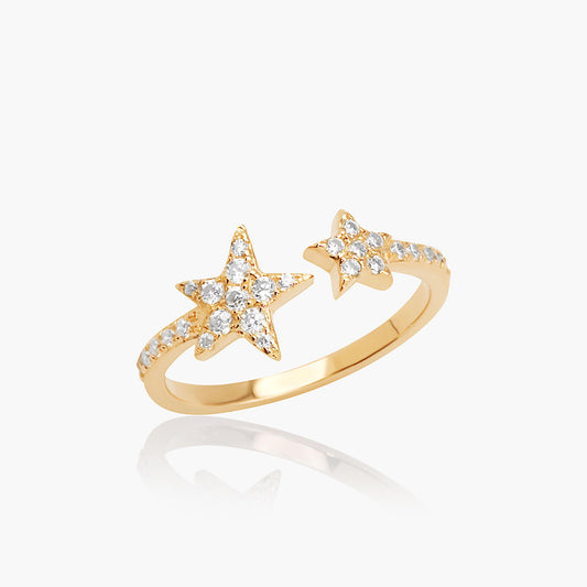 Playa Luna Jewelry Gold Stars Ring Stella